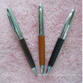 Promotion Metal Ball Pen with Leather (LT-C348)